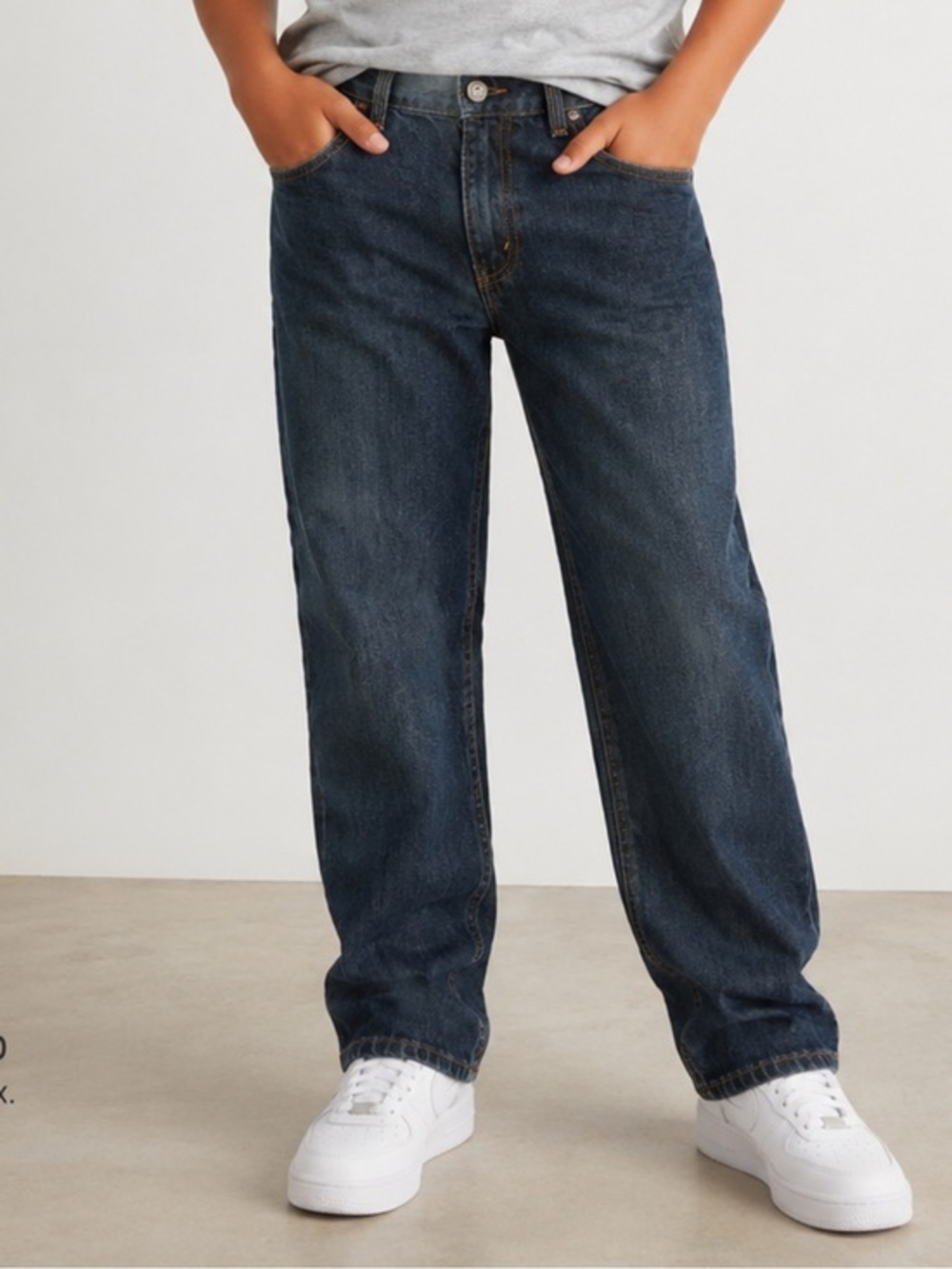 Levi’s Boys Indigo Straight Jeans size 20